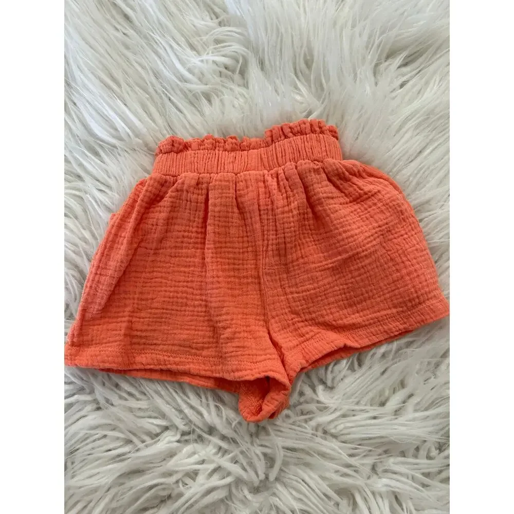 Tween Diva Girls' Crocheted‎ Crop Tank Top Shorts Set Multicolor Size 5